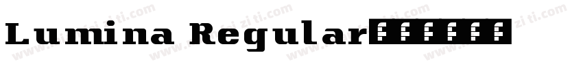 Lumina Regular字体转换